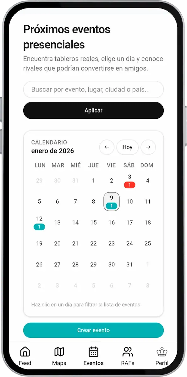 The chess player's calendar